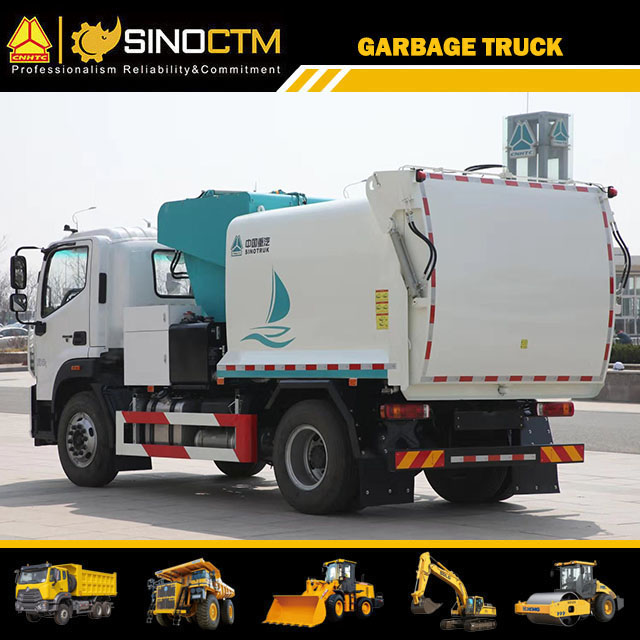 Long Range Metal Fuel Tank Truck For Garbage