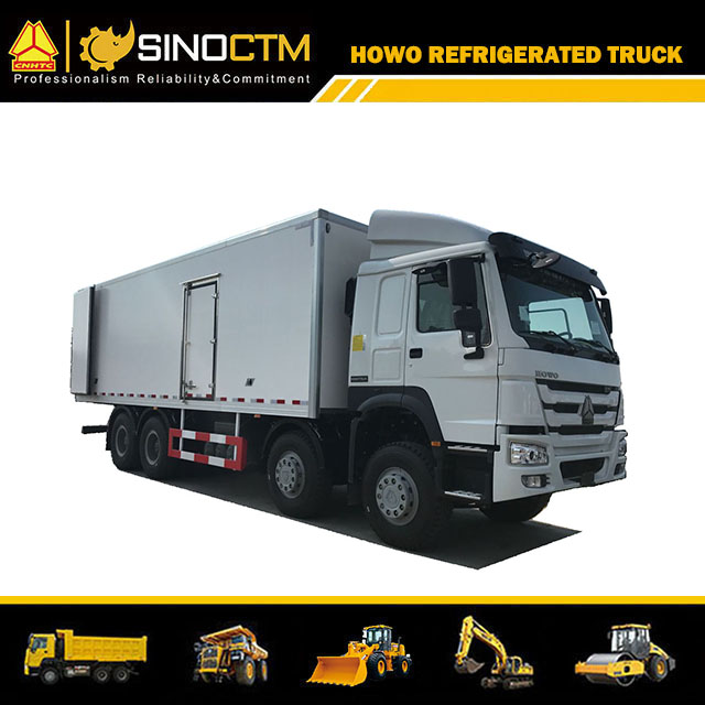 SINOTRUK HOWO 8X4 Refrigerated Truck 28ft