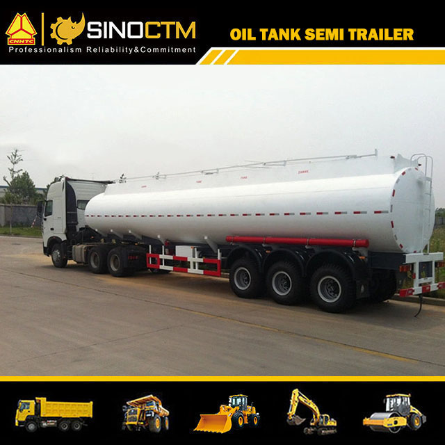 Three Axles 45CBM Oil Tanker Semi-Trailer