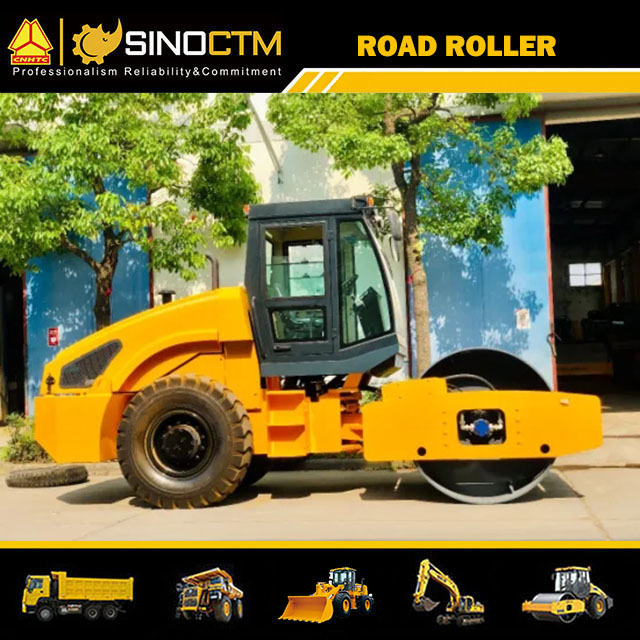 JM608 SINGLE DRUM VIBRATORY ROLLER 8T