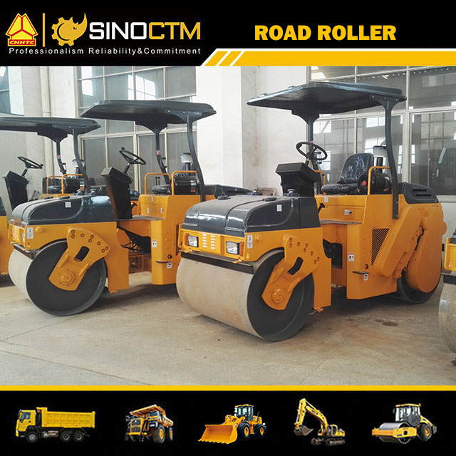 YZC4 DOUBLE DRUM VIBRATORY ROLLER 4T