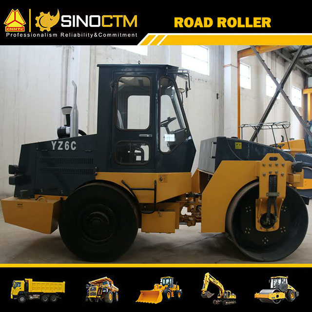 YZ6C SINGLE DRUM VIBRATORY ROLLER 6T