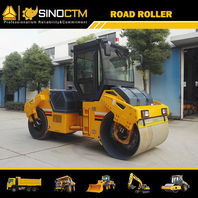 JM210H FULL HYDRAULIC TIRE COMBINED VIBRATORY ROLLER 10T