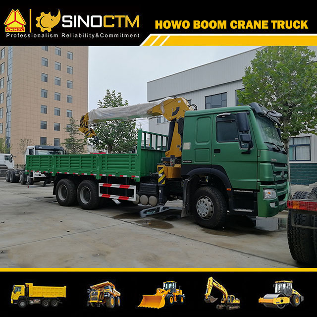 SINOTRUK HOWO 6x4 Boom Truck 12T Crane