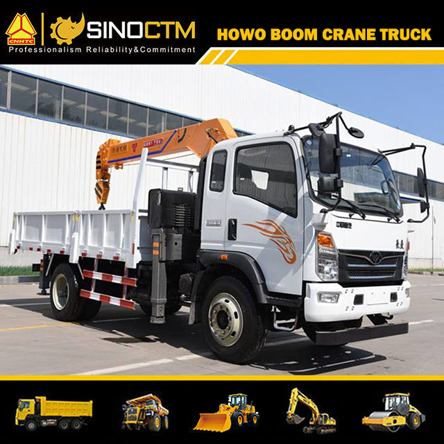 SINOTRUK HOWO 4X2 Light Boom Truck 6T