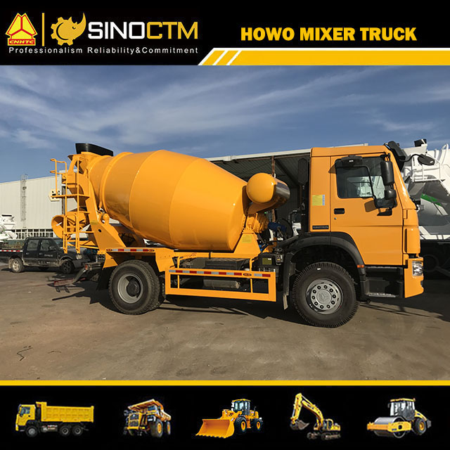 SINOTRUK HOWO 4X2 Concrete Mixer Truck 6CBM