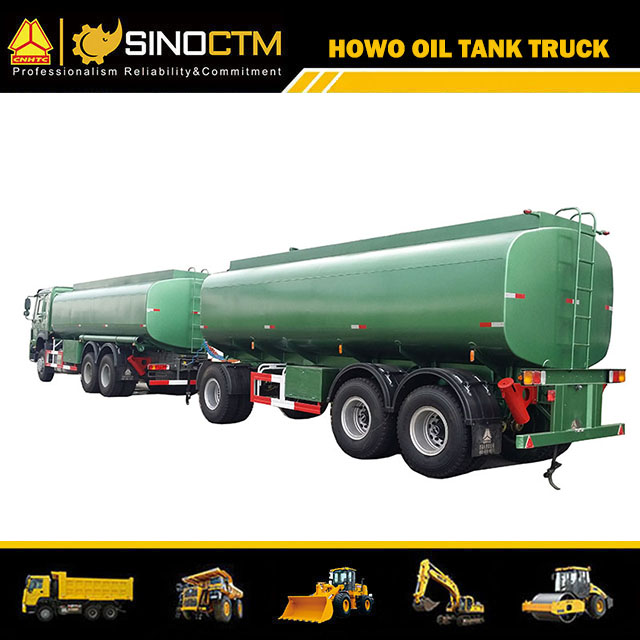 SINOTRUK HOWO 6X4 Fuel Tank Truck and Oil Trailer