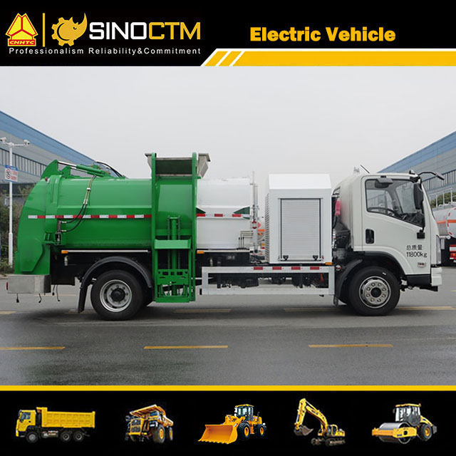 BYD Electric Side Bin Lifter Kitchen Garbage Truck 7 CBM