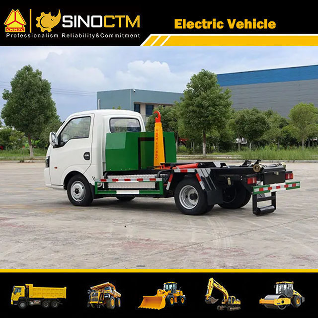 DONGFENG Electric Hook Lift Garbage Truck 2.5 CBM