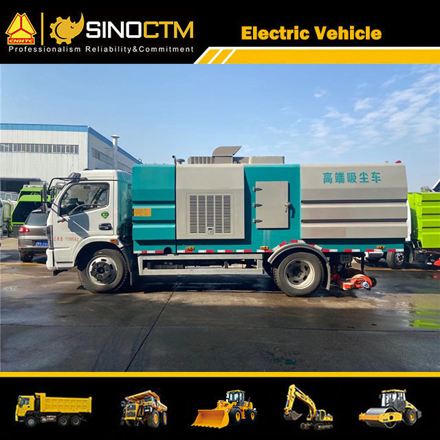 DONGFENG Electric Vacuum Sweeper Truck 5.5CBM