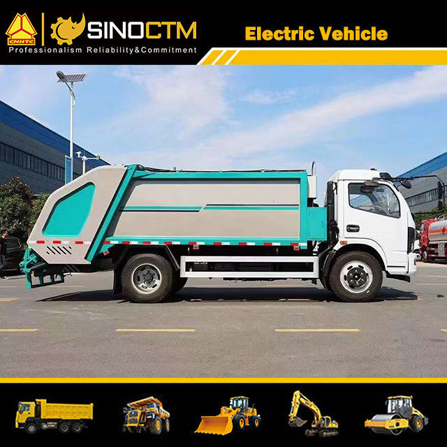 Electric Compression Garbage Truck 8 CBM