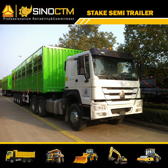 Four Axle Stake semi trailer 