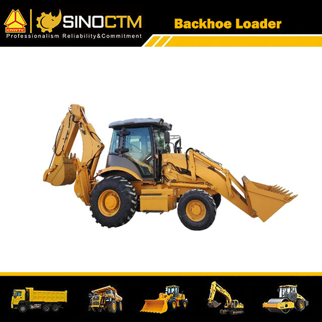 Telehandler Hydraulic Wheel loader With Backhoe