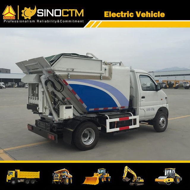 DONGFENG Electric Rear Loading Garbage Truck 3.5 CBM