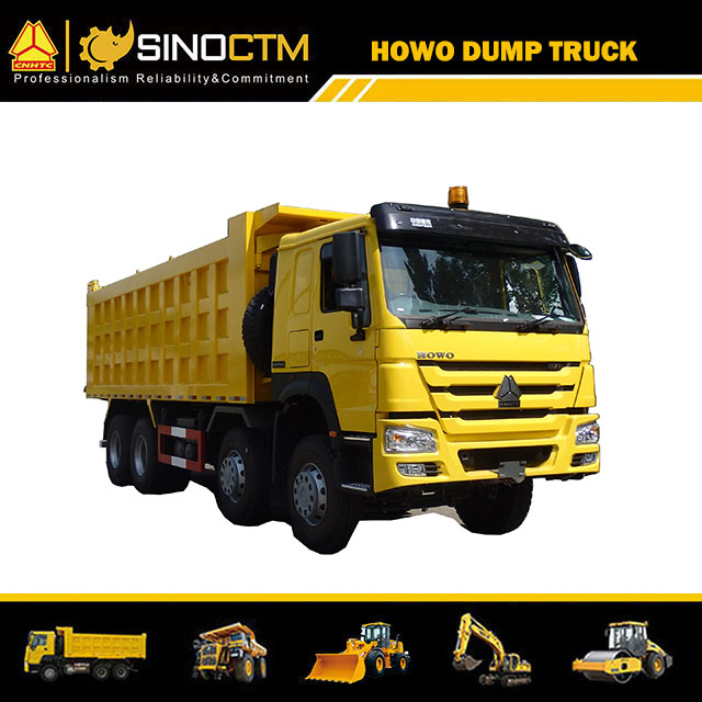 Quad Axle Stable Quarry Dump Truck