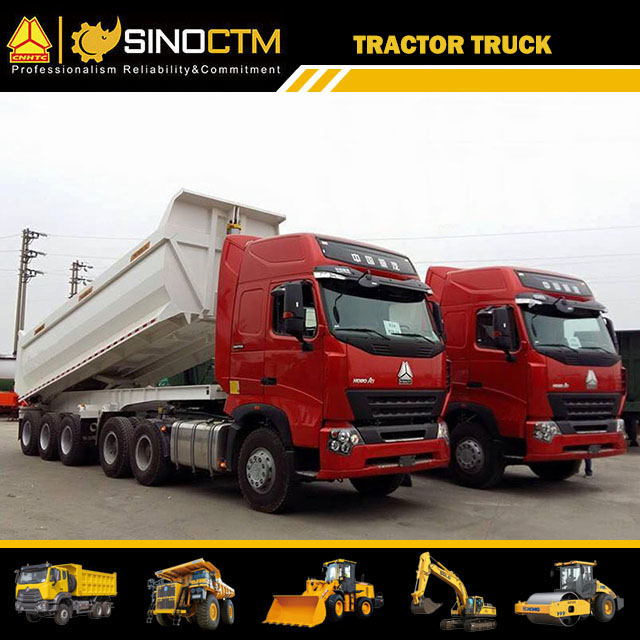 3 Axle Efficient Road Use Tractor Truck