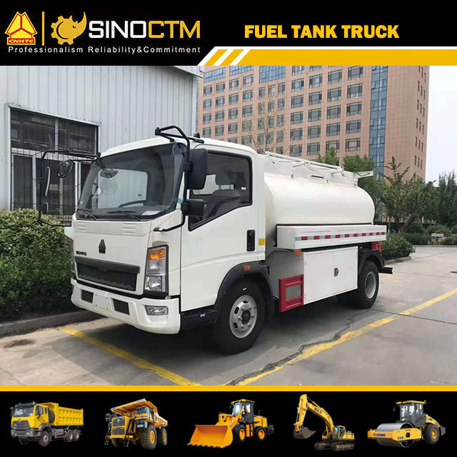 Low Profile Hydraulic Fuel Tank Truck For Oil Delivery