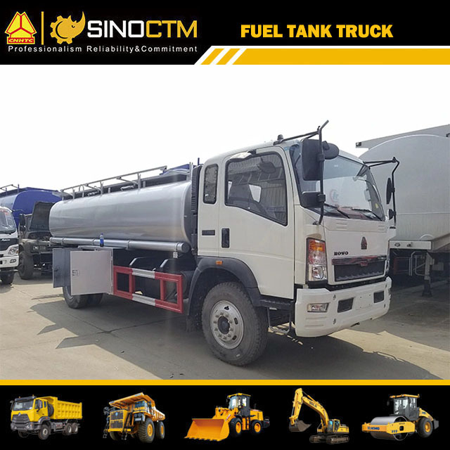 Low Profile Hydraulic Fuel Tank Truck For Transportation