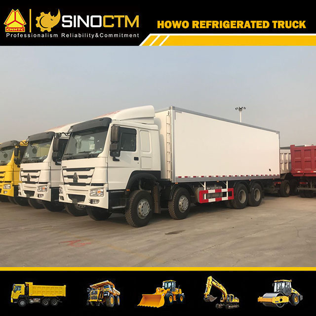 SINOTRUK HOWO 8X4 Refrigerated Truck 28ft