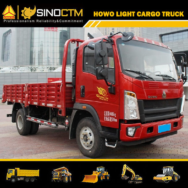 SINOTRUK HOWO 4X2 Diesel Light Cargo Truck 