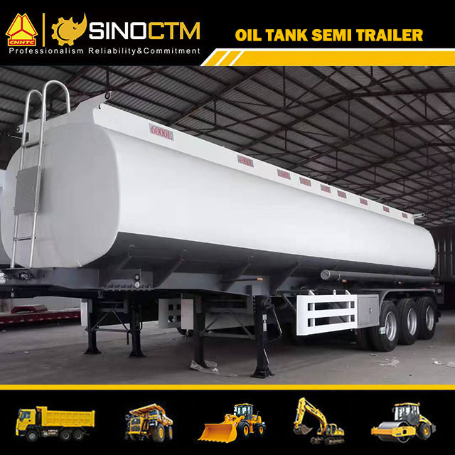 Three Axles 35CBM Oil Tanker Semi-Trailer