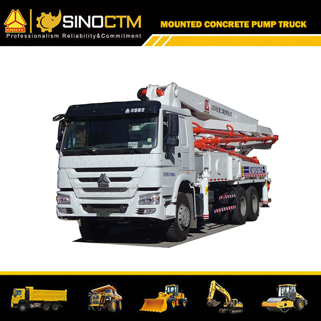 HOWO Boom Concrete Pump Truck（39m） 