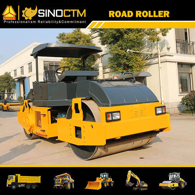 YZC12 DOUBLE DRUM VIBRATORY ROLLER 12T