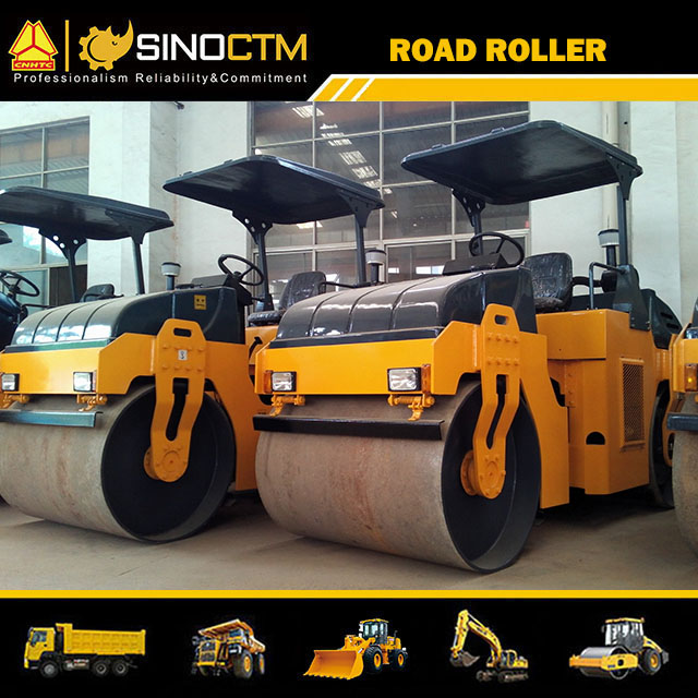  YZC6 DOUBLE DRUM VIBRATORY ROLLER 6T