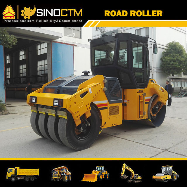 JM210H FULL HYDRAULIC TIRE COMBINED VIBRATORY ROLLER 10T