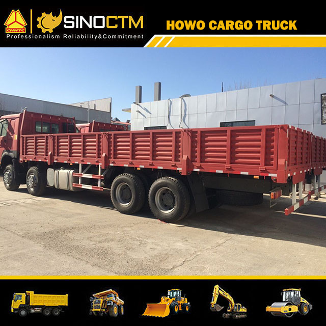 SINOTRUK HOWO 8X4 Cargo Truck 25ft