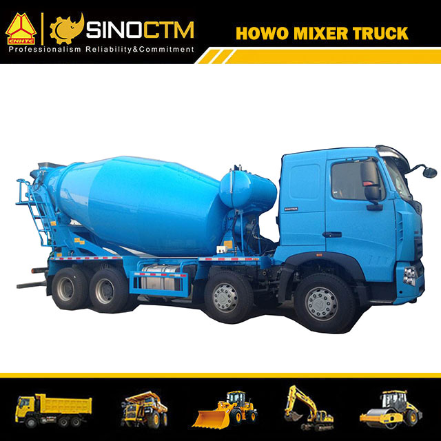 SINOTRUK HOWO-A7 8X4 Concrete Mixer Truck 12cbm