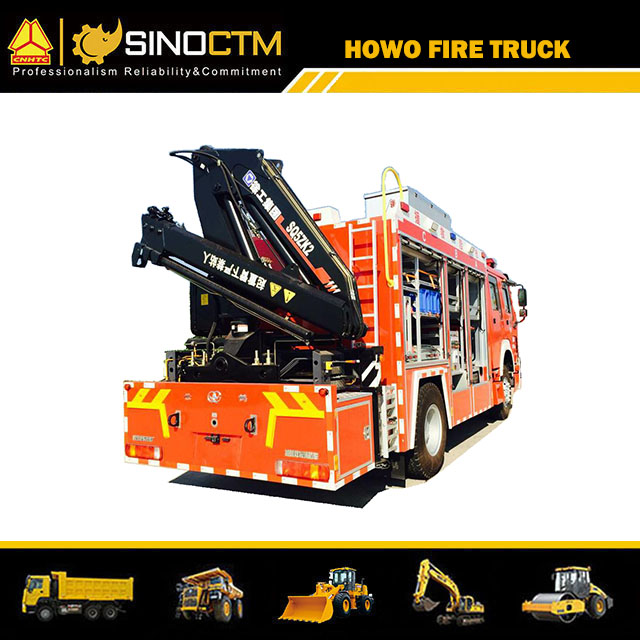 HOWO Emergency Rescue Fire Truck