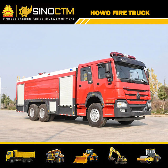 HOWO 6X4 Water fire Truck 16000L