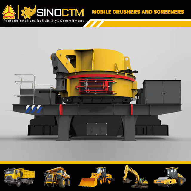 Crawler Mobile Vertical Shaft Impact Crusher 65 t/h