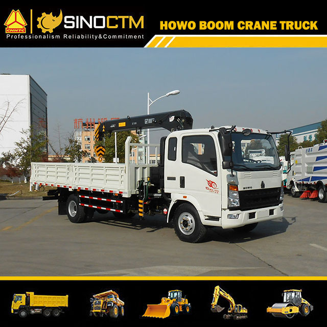 SINOTRUK HOWO 4X2 Light Boom Truck 5T