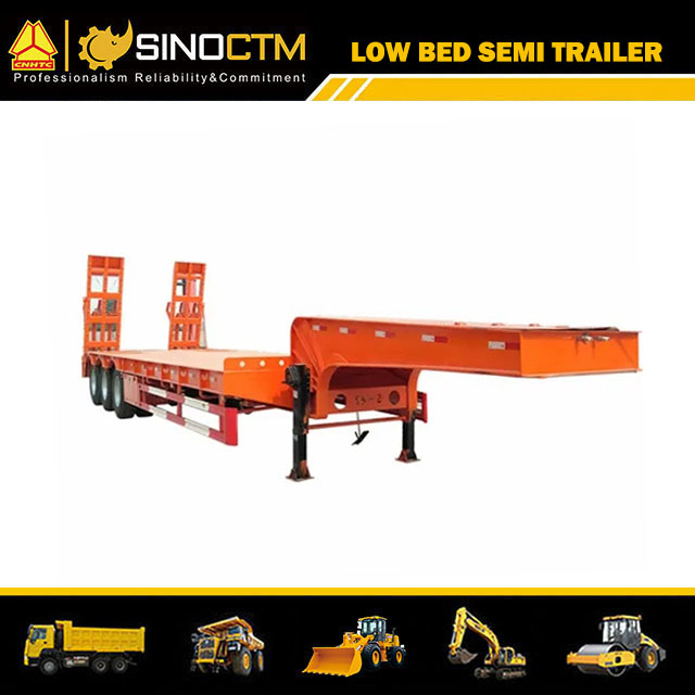 Three Axle Low Bed Semi-Trailer(60T)