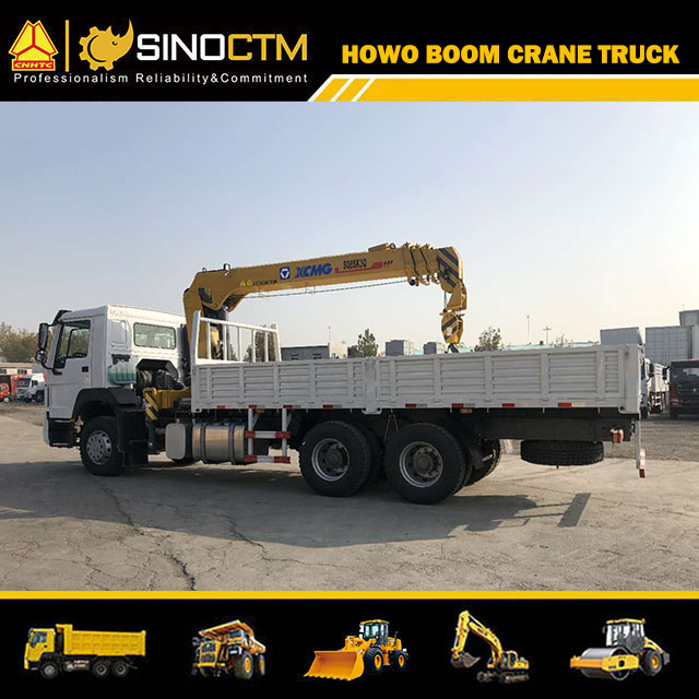 SINOTRUK HOWO 6X4 Boom Crane Truck