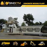 Concrete mixing plant HZS35