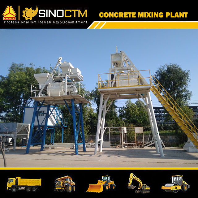 Concrete mixing plant HZS25