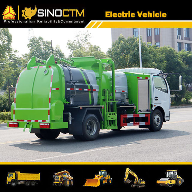 DONGFENG Electric Side Bin Lifter Garbage Truck 5 CBM