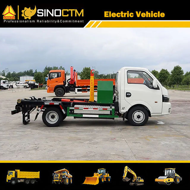 DONGFENG Electric Hook Lift Garbage Truck 2.5 CBM