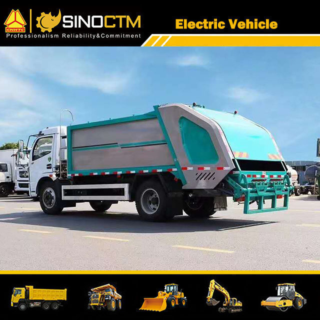 Electric Compression Garbage Truck 8 CBM