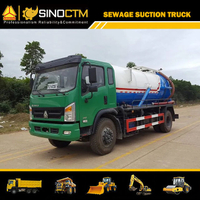 SINOTRUK HOWO Light Sewage Suction Garbage Truck 5CBM