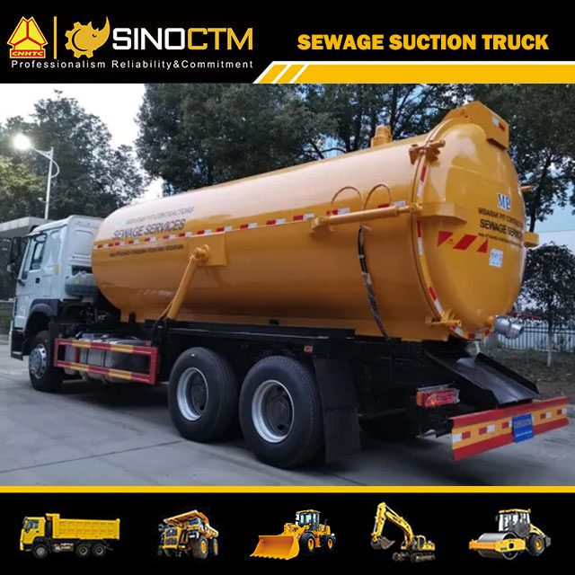 SINOTRUK HOWO Sewage Suction Truck 16 CBM