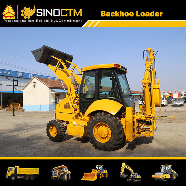 Telehandler Hydraulic Wheel loader With Backhoe