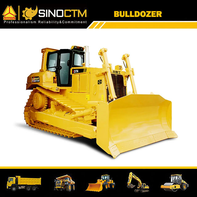 Compact Multifunctional Bulldozer With Backhoe