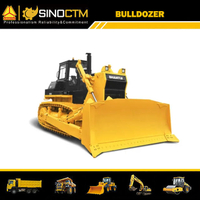 Hydraulic Earth Moving Bulldozer With Backhoe