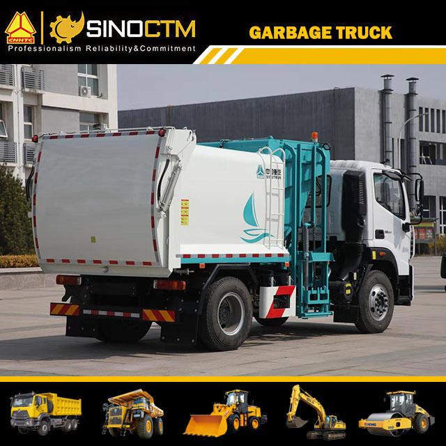 Long Range Metal Fuel Tank Truck For Garbage