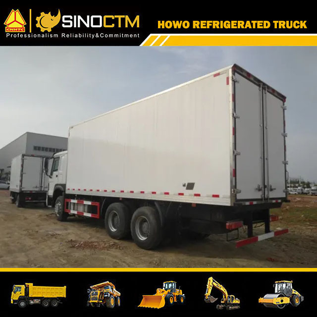 SINOTRUK HOWO 6X4 Refrigerated Truck 25ft