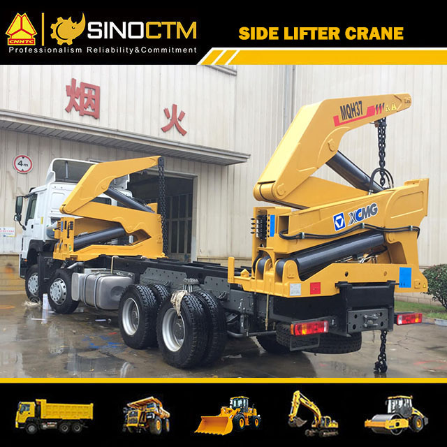 SINOTRUK HOWO 8x4 Vehicle Side-lifter Crane Truck